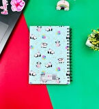 Panda Tasarımlı Spiralli Defter