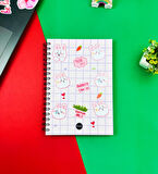 Rabbit Like It Tasarımlı Spiralli Defter 