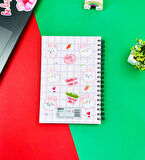 Rabbit Like It Tasarımlı Spiralli Defter 