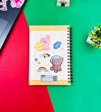 Bear Cute Tasarımlı Spiralli Defter 