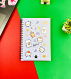 Leak Bear Tasarımlı Spiralli Defter 