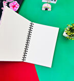Bow Rabbit Tasarımlı Spiralli Defter 