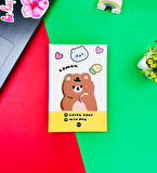 Lemon Tasarımlı Lastikli Defter