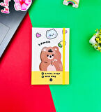 Lemon Tasarımlı Lastikli Defter