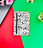 Panda Pattern Tasarımlı Lastikli Defter