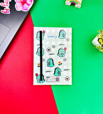 Dino Lovely Kawai Tasarımlı Lastikli Defter