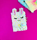 Tavşan Peluş Kilit Kapak Defter