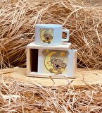 İyi Geceler Sevgilim Tasarımlı Ahşap Kutulu Kupa