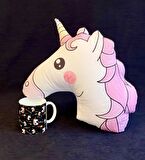 Unicorn Tasarımlı Kupa Ve Yastık Set