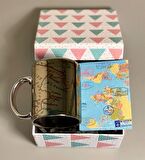 Travel Tasarımlı Gümüş Mini Hediye Seti