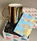 Travel Tasarımlı Gold Mini Hediye Seti