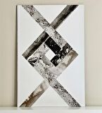 Soyut Geometrik Tasarımlı Duvar Panosu 3'lü Set