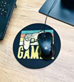 Gamer Tasarımlı Oval Mouse Pad	