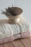 90x150 4LU HAVLU SETI LOTUS BLUSH-EKRU - BANYO SETİ