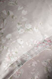CIFT KISILIK ELEGANCE BASKILI SATEN NEVRESIM TAKIMI FRANNY BEIGE  - NEVRESIM