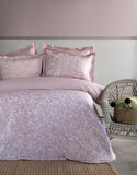 AP KING SIZE ELEGANCE BASKILI SATEN NEVRESIM TAKIMI FRANNY ROSE - NEVRESIM