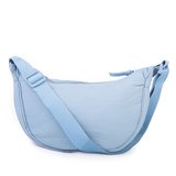 Nas Bag Ultra Hafif Kadın Spor Günlük Nas Bag Minimalist Günlük Ayarlanabilir Askılı Mini Hobo Çanta (en 25 cm ;boy 22 cm ) Mavi
