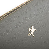 Nas Bag Kadın Çapraz Çanta Yeşil Camel Gofraj