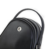 Nas Bag Mini Kadın Çapraz Çanta Siyah Taşlı