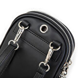 Nas Bag Çapraz Çanta Gümüş Taşlı