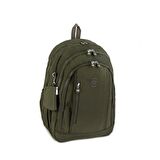 Nas Bag Unisex Zararlı Kimyasal İçermeyen Waterproof Sırt Çantası Koyu Yeşil