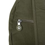 Nas Bag Unisex Zararlı Kimyasal İçermeyen Waterproof Sırt Çantası Koyu Yeşil