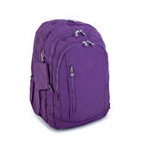 Nas Bag Unisex Zararlı Kimyasal İçermeyen Waterproof Sırt Çantası Mor