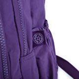 Nas Bag Unisex Zararlı Kimyasal İçermeyen Waterproof Sırt Çantası Mor