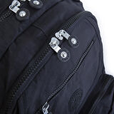 Nas Bag Unisex Zararlı Kimyasal İçermeyen Waterproof Sırt Çantası Siyah