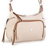 Nas Bag Kadın Çapraz Çanta Kum Taba Buzzy ( 26x21x15 cm)