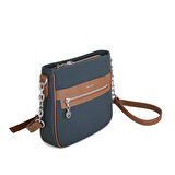 Nas Bag Kadın Çapraz Çanta Spor Ayarlanabilir Askılı  Petrol Taba Lacst  (ürün ölçüsü :24x24x7 cm)