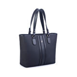 Nas Bag Kadın Omuz Çantası Spor Şık Ayarlanabilir Omuz Askılı Siyah Lacst (33x27x12 cm )