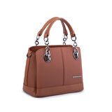 Nas Bag Kadın El ve Omuz Çantası Taba Lacst  (en:28 cm ; boy:21 cm )