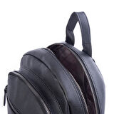 Nas Bag Unisex Büyük Boy Sırt Çantası Tablet Koruma Tasarımı Siyah Mercan 