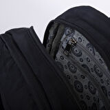 Nas Bag Kadın Çok Gözlü Hafif Su Geçirmez Unisex  (water proof) Çanta Siyah 