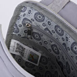 Nas Bag Kadın Çok Gözlü Su Geçirmez (water proof ) Ultra Hafif Sırt Çantası Gri 