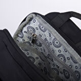 Nas Bag Kadın Çok Gözlü Su Geçirmez (water proof ) Ultra Hafif Sırt Çantası Siyah 