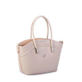 Nas Bag Kadın Mini Sepet Çanta El ve Çapraz Çanta Kum  Lopez ( 20x18cm)