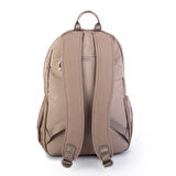 Nas Bag Unisex Büyük Boy Su Geçirmez (waterproof) Hafif Sırt Çantası Çok Gözlü Vizon 