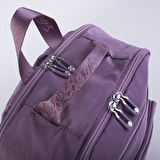 Nas Bag Unisex Büyük Boy Su Geçirmez (Waterproof)  Hafif Sırt Çantası Mor
