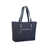 Nas Bag Kadın Omuz Çantası Spor Şık Ayarlanabilir Omuz Askılı  Siyah  (33x27x12 cm )