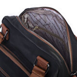  Nas Bag Çok Gözlü Orta Boy Omuz ve Çapraz Çanta Siyah Taba Buzzy