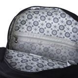  Nas Bag Unisex  Büyük Boy Hafif  Çok Gözlü Okul Sırt Çantası (en :30 cm boy:44 cm) Siyah