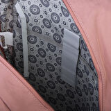  Nas Bag Unisex  Büyük Boy Hafif  Çok Gözlü Okul Sırt Çantası (en :30 cm boy:44 cm) Gül Kurusu