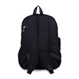  Nas Bag Unisex Büyük Boy Hafif Çok Gözlü Sırt Çantası Siyah