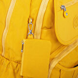 Nas Bag Unisex Büyük Boy  Zararlı Kimyasal İçermeyen Waterproof Sırt Çantası Sarı