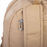  Nas Bag UNİSEX Büyük Boy Sırt Çantası Çok Gözlü Okul Çantası Kum