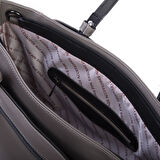  Nas Bag Kadın  Büyük Boy Omuz Çantası Gri Siyah Buzzy