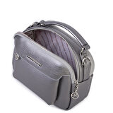 Nas Bag Kadın Çok Gözlü Mini El ve Çapraz Çanta Gri  Victoria