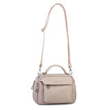 Nas Bag Kadın Çok Gözlü Mini El ve Çapraz Çanta Kum Lopez